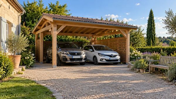 10 idées de carports 2 voitures en kit pour votre jardin