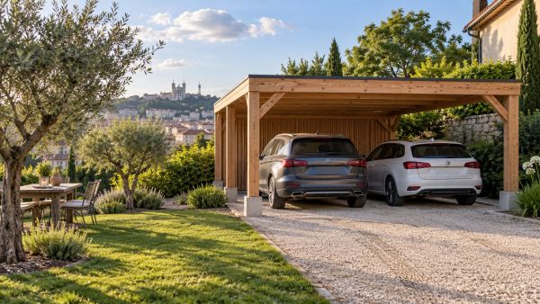 10 idées de carports 2 voitures en kit pour votre jardin