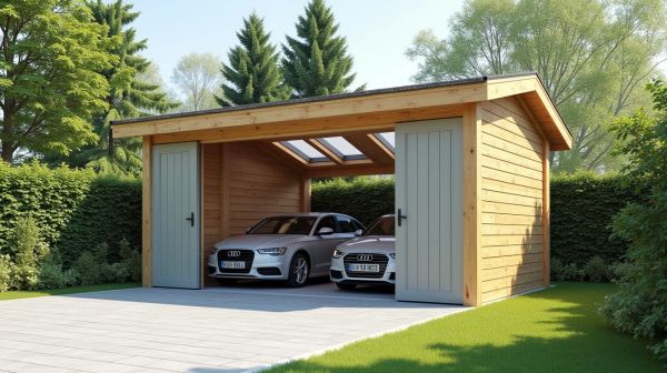 Trouver le carport 2 voitures en kit qui convient à votre jardin