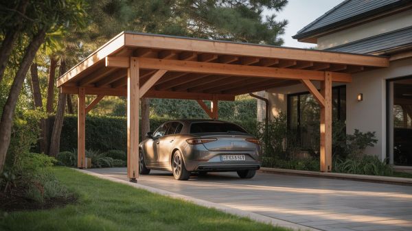 Trouver le carport 2 voitures en kit qui convient à votre jardin